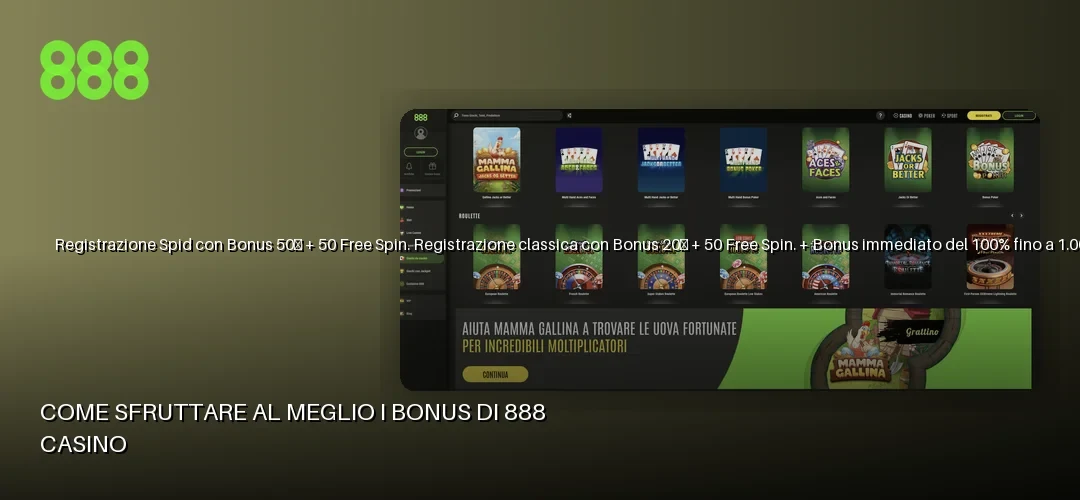 888 Casino promotional banner