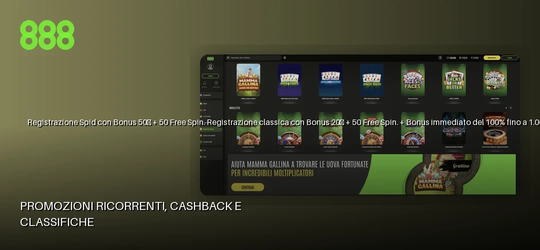 888 Casino promotional banner